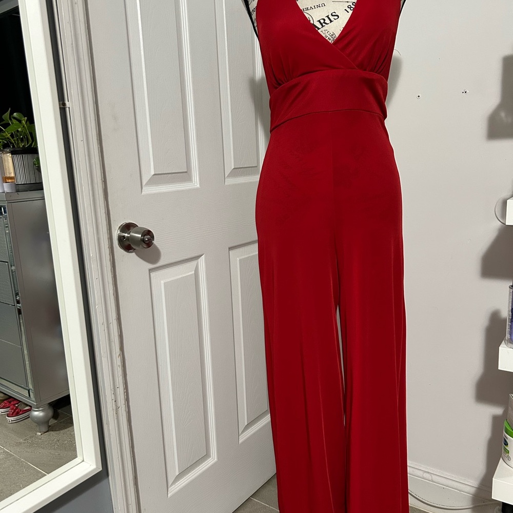 Alyn Paige Vibrant Red Jumpsuit